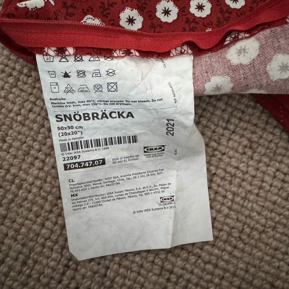 IKEA Snobracka 20” Pillow Cover - Picture 2 of 3